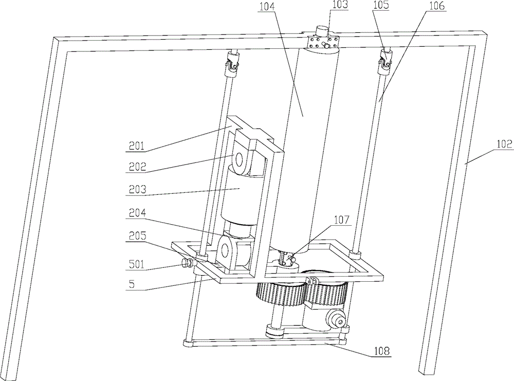 Composite insulator dynamic load torsional vibration testing machine