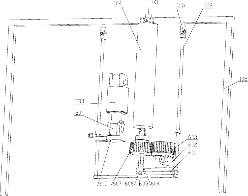 Composite insulator dynamic load torsional vibration testing machine