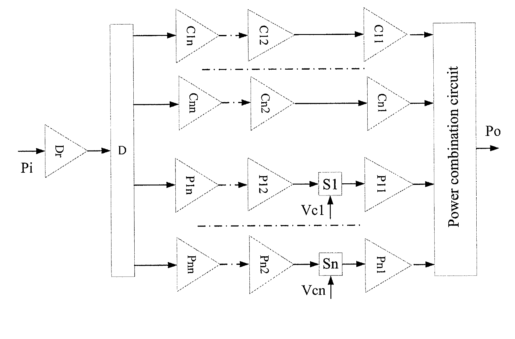 Control method, apparatus of peak amplifier and doherty power amplifier
