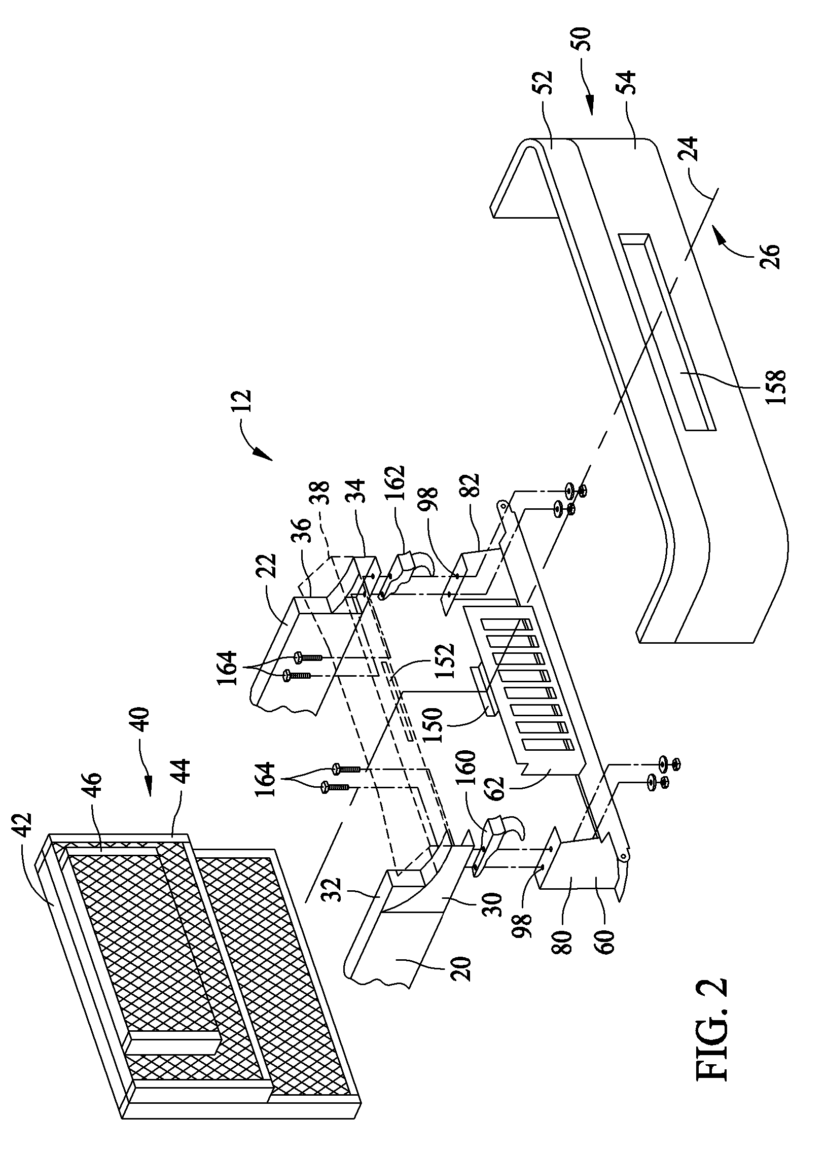 Vehicle radiator guard and method of fabricating the same