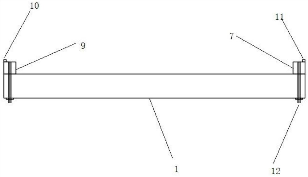 Flexible package lithium ion battery flanging forming device