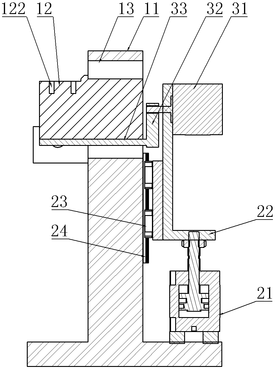 Coiling and positioning device for steel strip