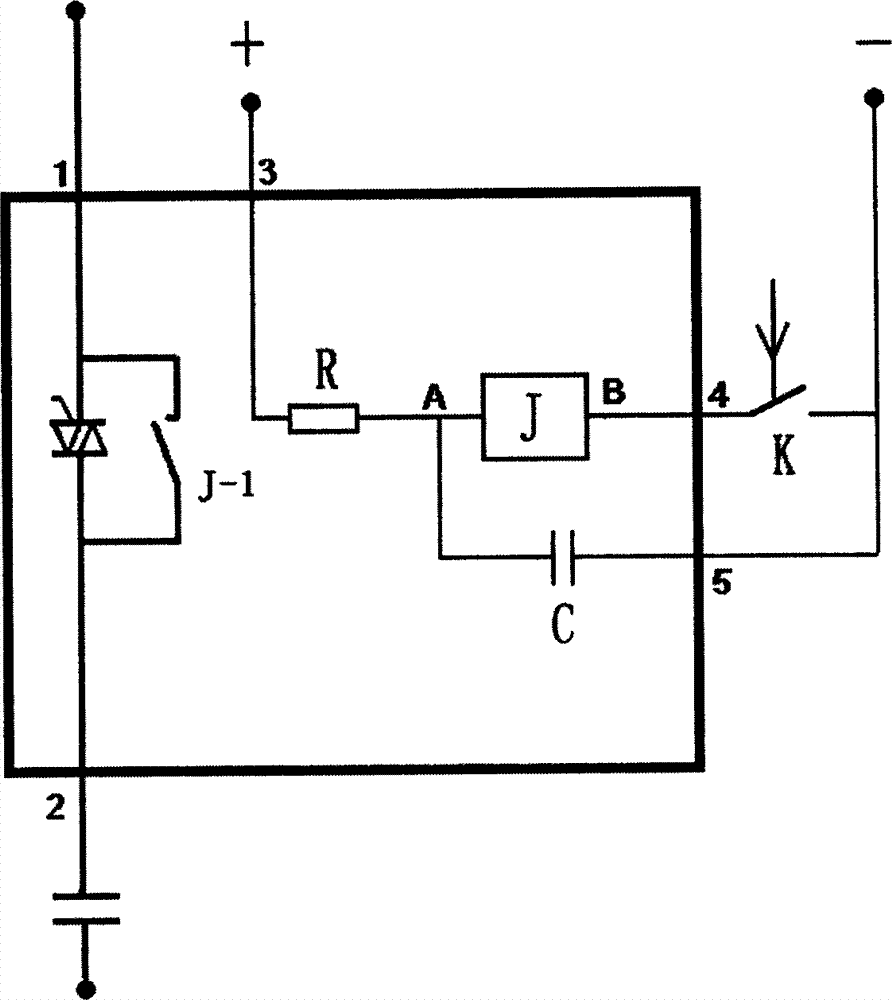 Energy saving type control method of composite switch and energy saving type composite switch