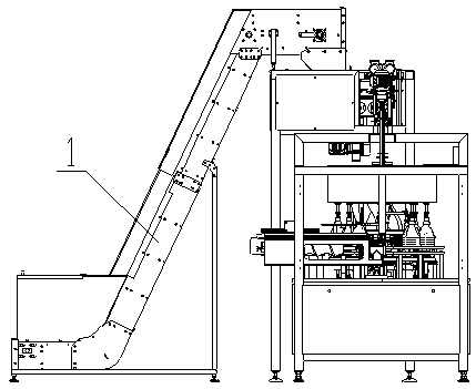 A handle automatic straightening and adding equipment