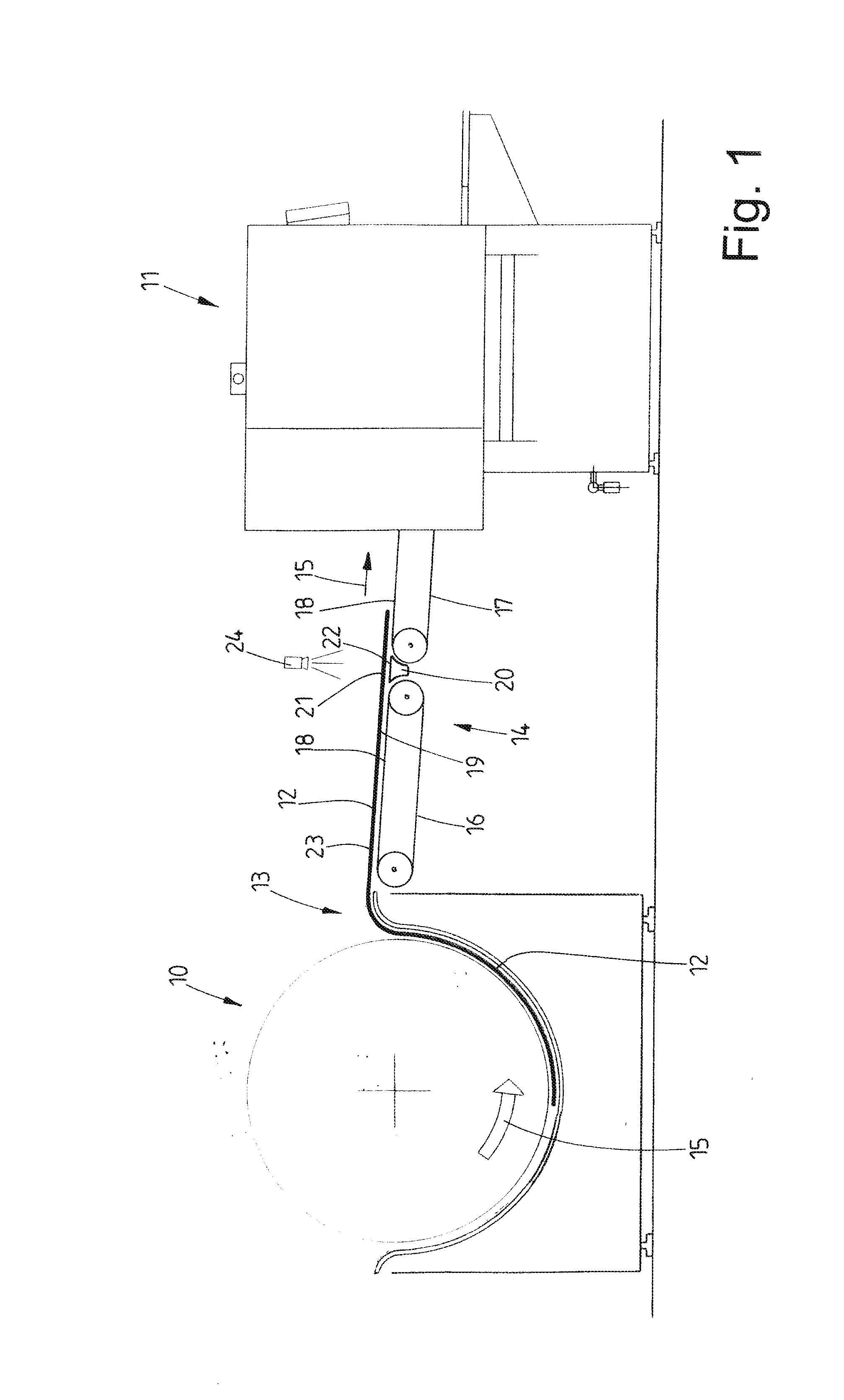 Method for examining washed or cleaned items of laundry