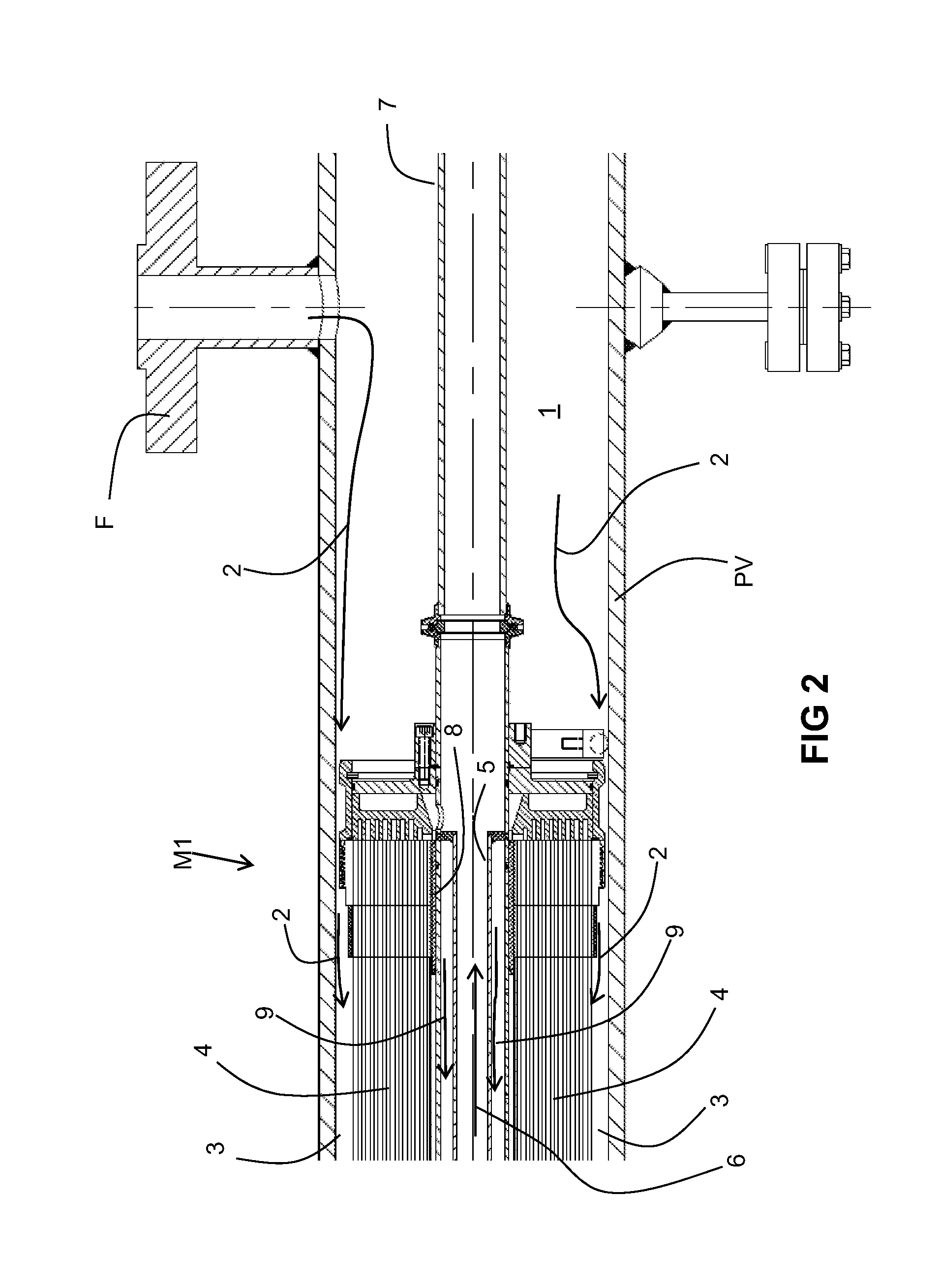 Gas separation membrane module with improved gas seal