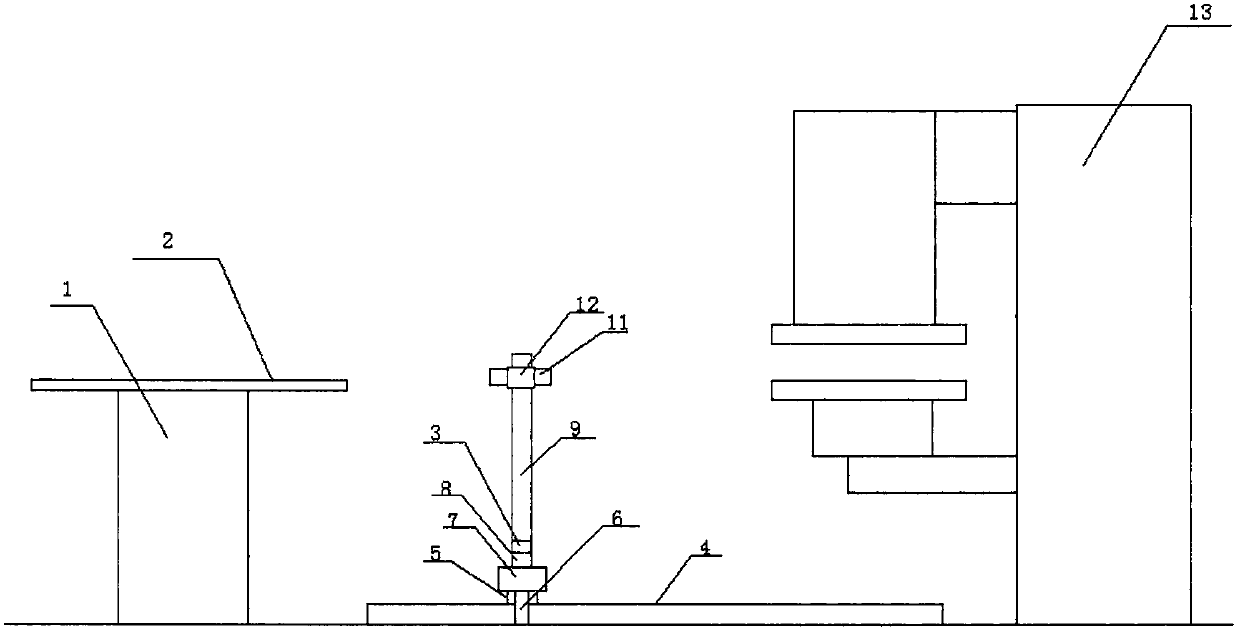 PLC-control-based meshed plate forming equipment