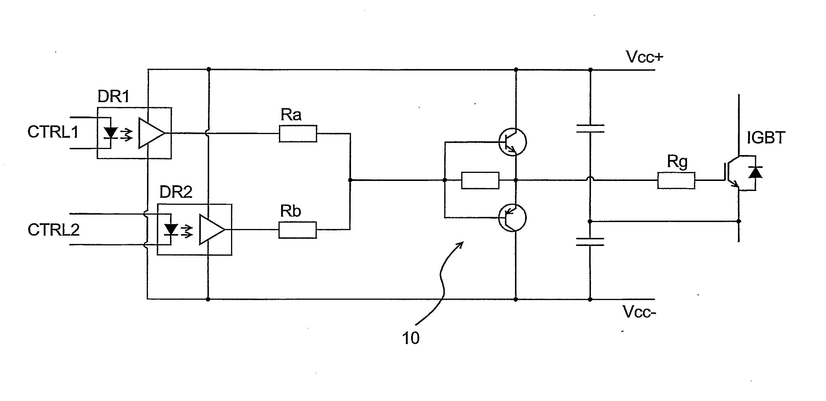 Method of controlling an IGBT and a gate driver