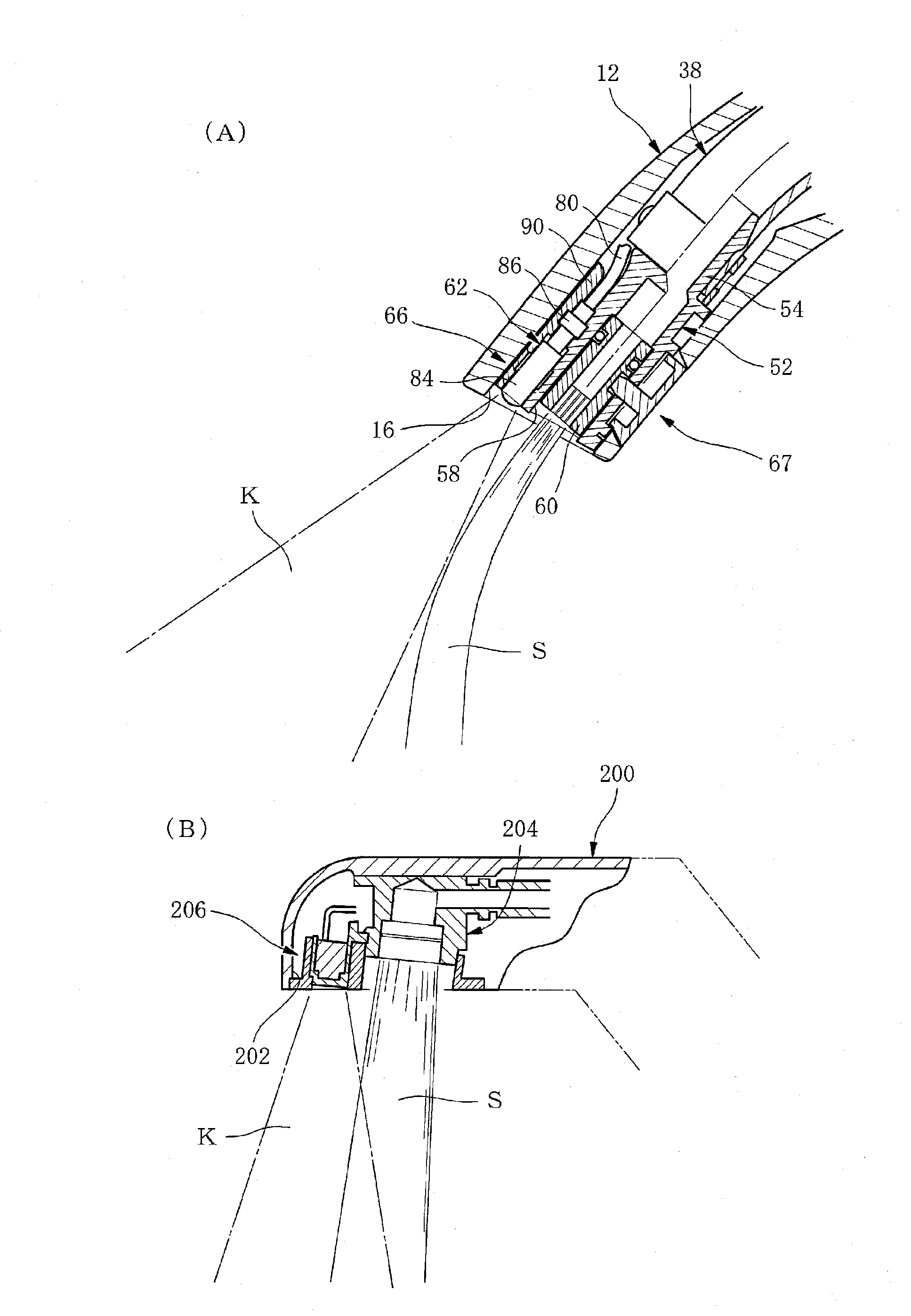 Automatic faucet and water discharging device