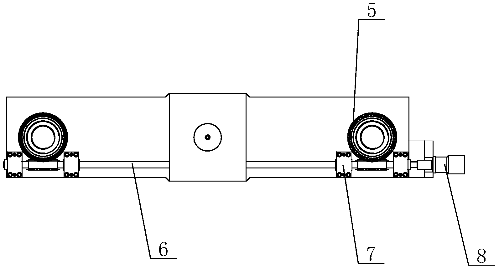 Pull rod automatically rotating and adjusting mechanism for extruder