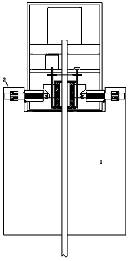 A water conservancy gate device with position sensor and capable of automatic locking and reset