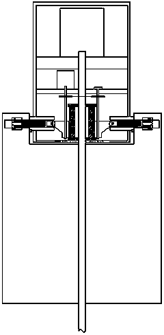 A water conservancy gate device with position sensor and capable of automatic locking and reset