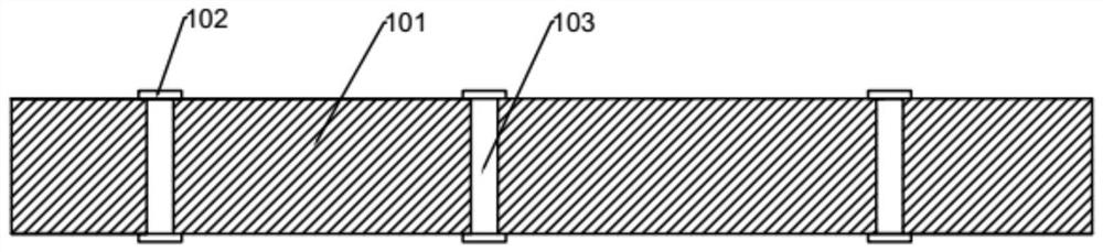 Substrate layer-adding processing method and packaging structure