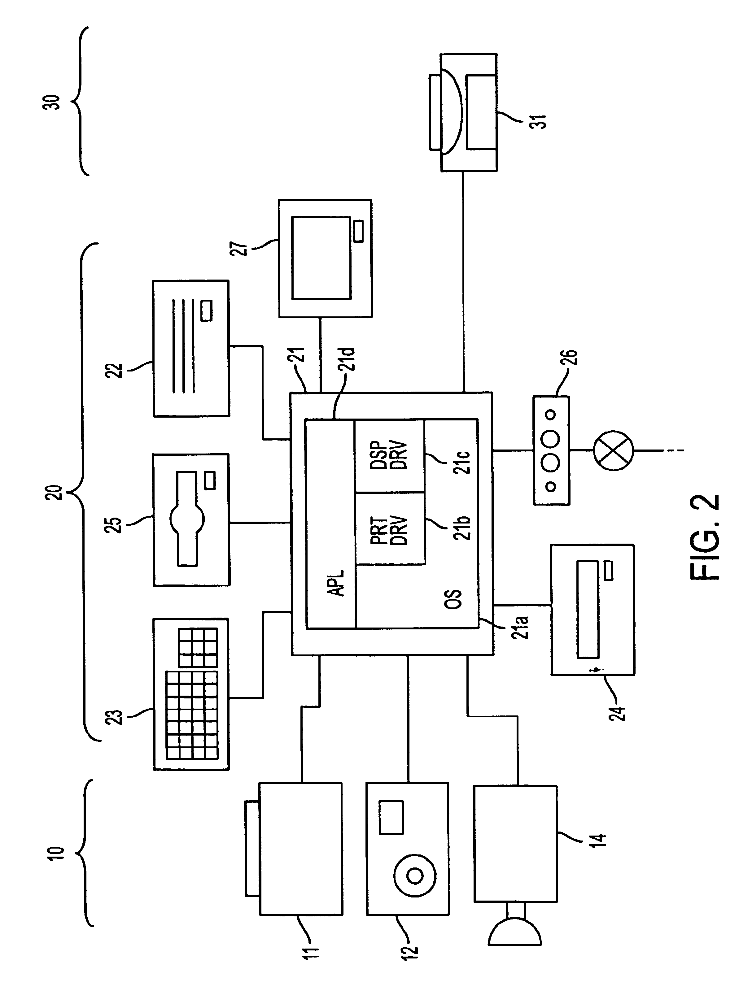 Print data adjusting system, print data adjusting method, and software storage medium containing print data adjusting program