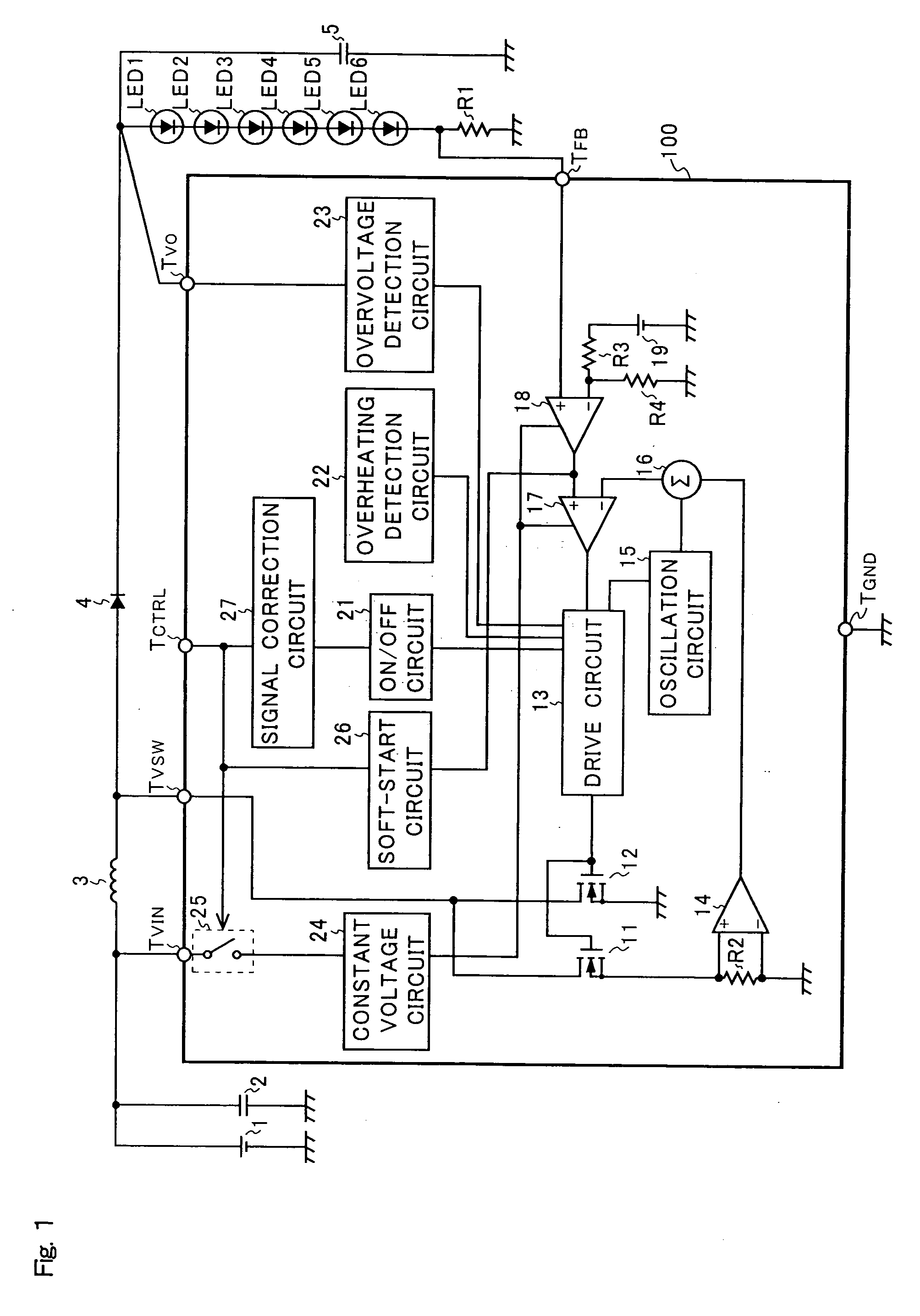 Switching power supply circuit and electronic apparatus provided therewith