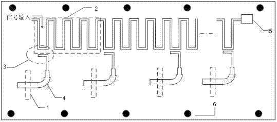 Low-consumption low-minor lobe high-gain planar frequency scan antenna