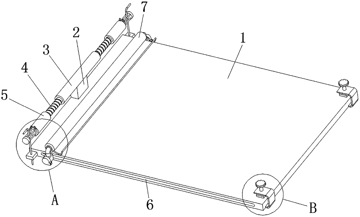 Rapid positioning device for garment tailoring