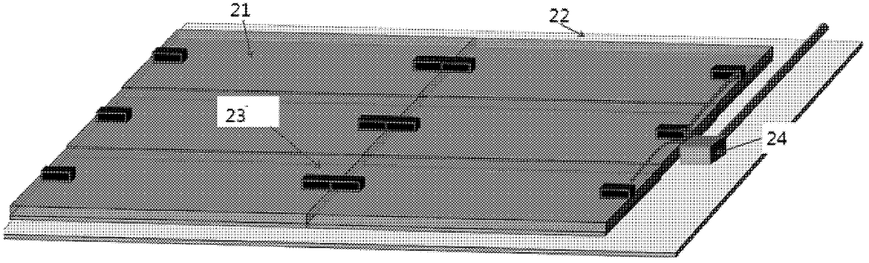 Waterproof integrated pressure-sensitive-adhesive modularized crystalline silicon solar power generation board system and preparation method thereof