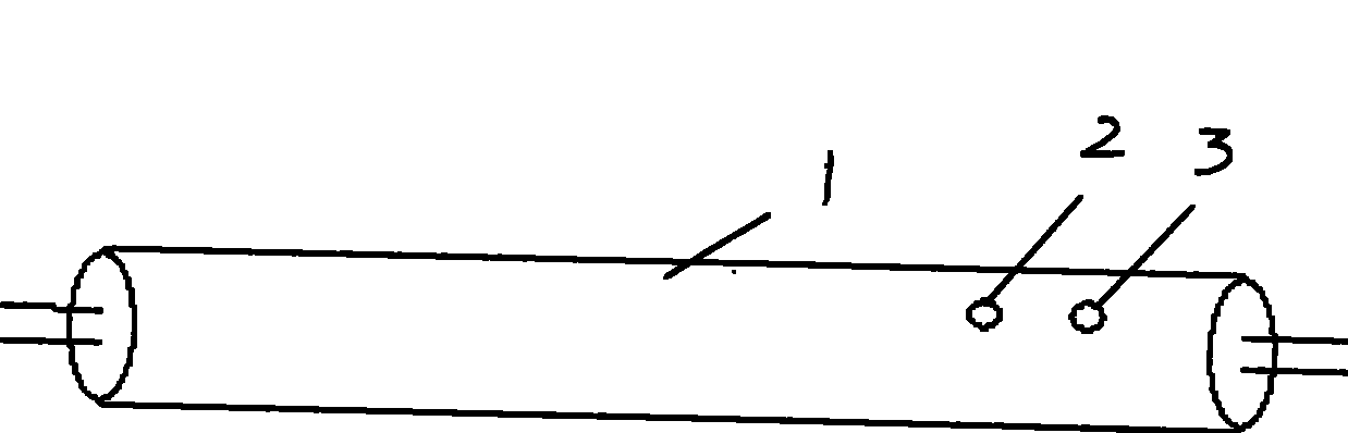 Method for detecting mercury content in nitric acid injection type fluorescent lamp