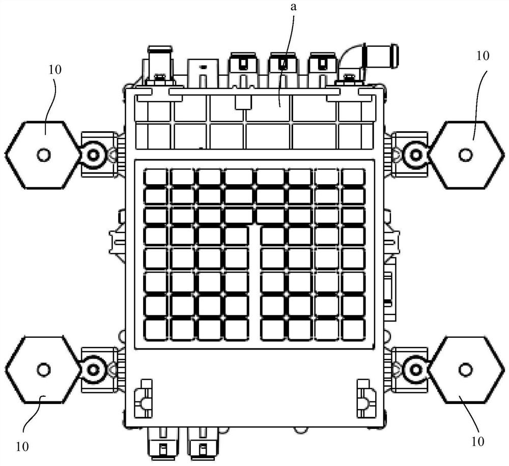 Integrated electric drive axle controller shock absorber