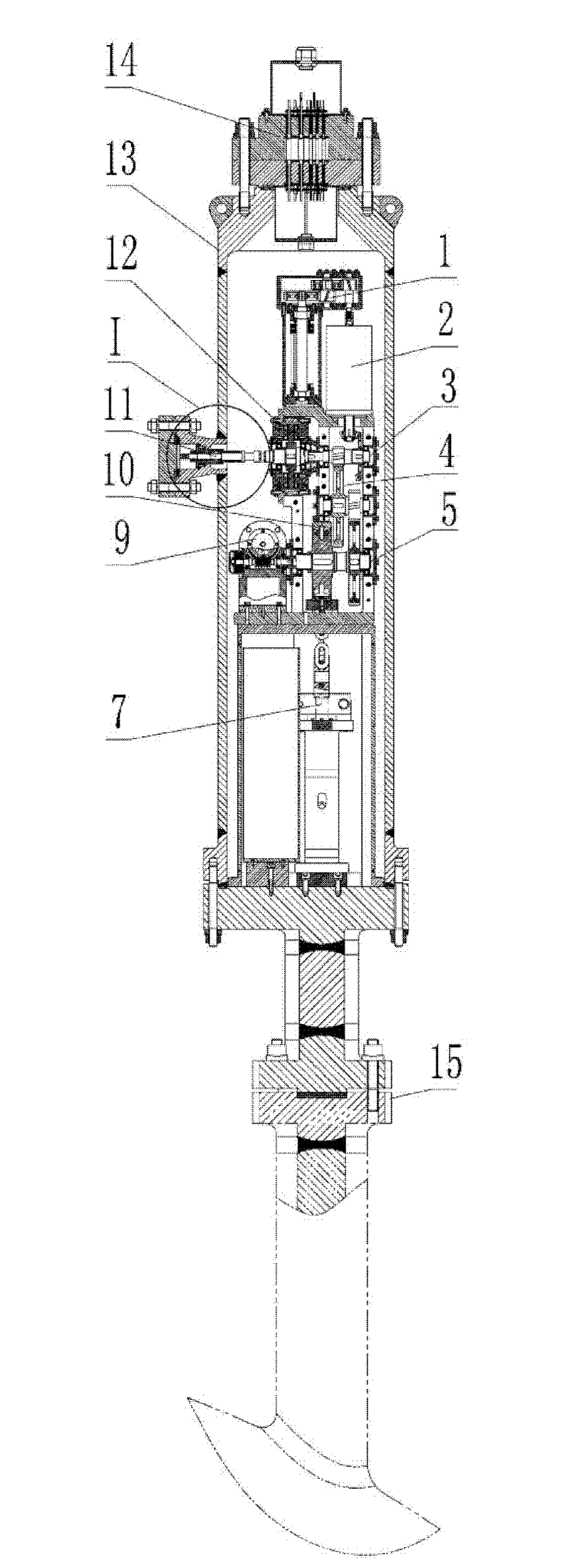 Driving mechanism for control rod of high-temperature gas-cooled reactor