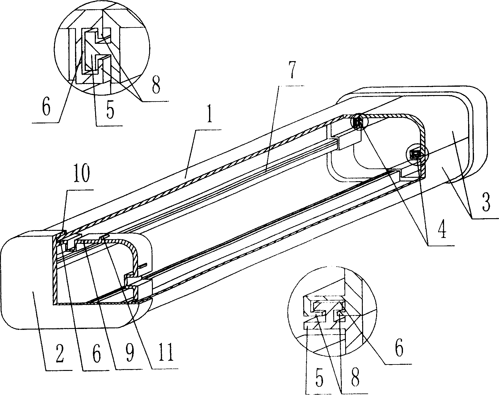 Plastic thin-wall tube