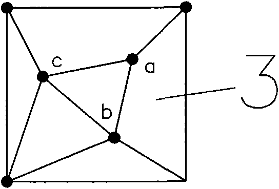 Polygonal image digitizing method utilizing rotating TIN (triangulated irregular network)