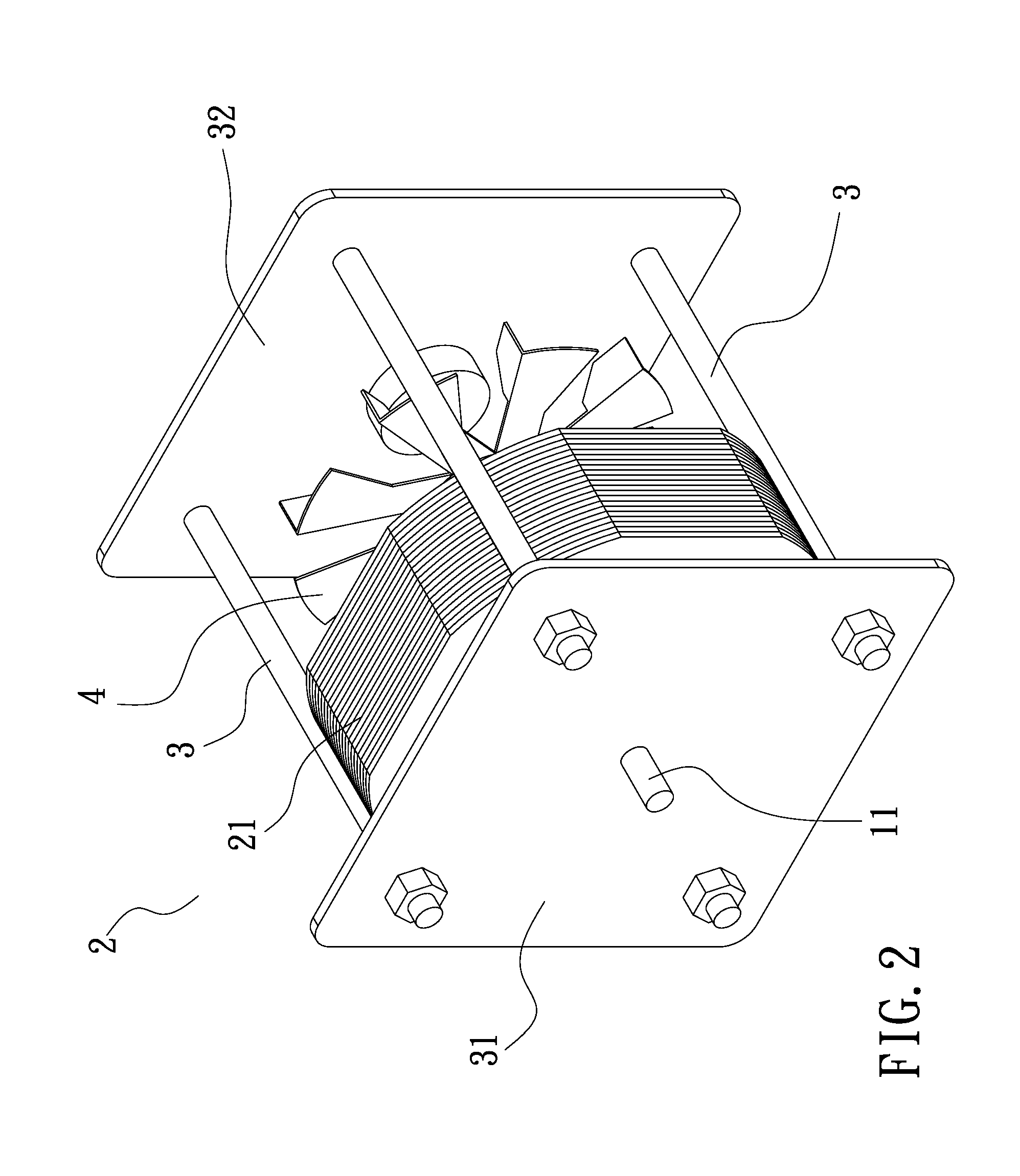 Ac low-voltage induction motor