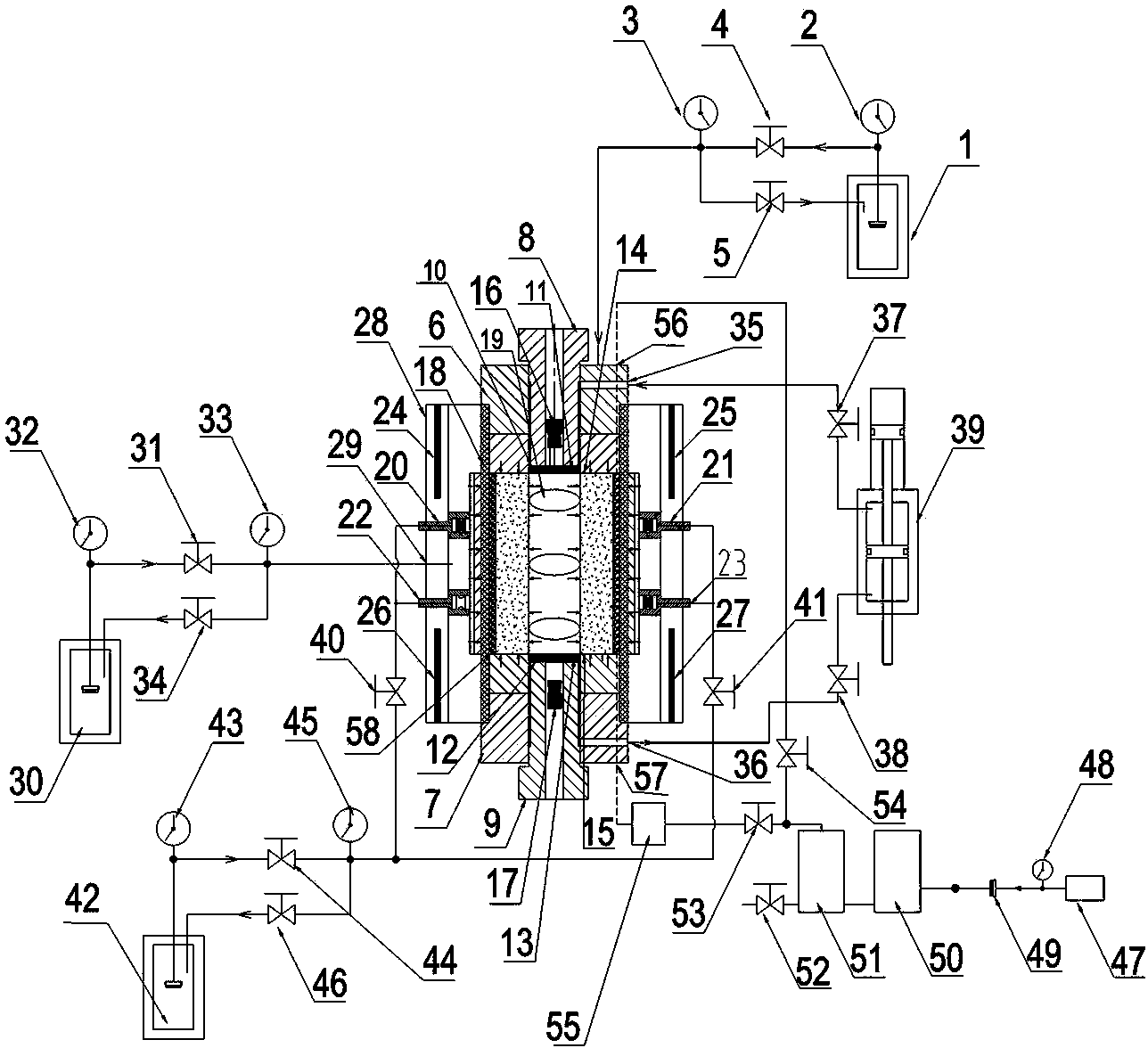 Method for evaluating simulation of full-size well wall stability