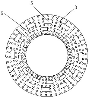 A kind of interlaced embedded diamond wire and its preparation method