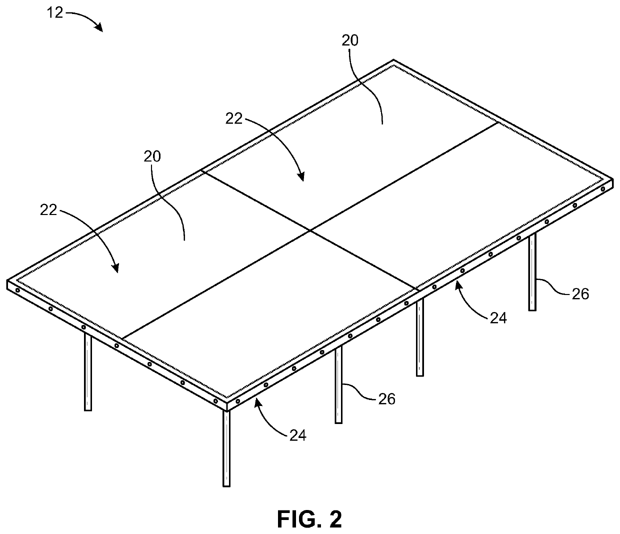 Table tennis top and material