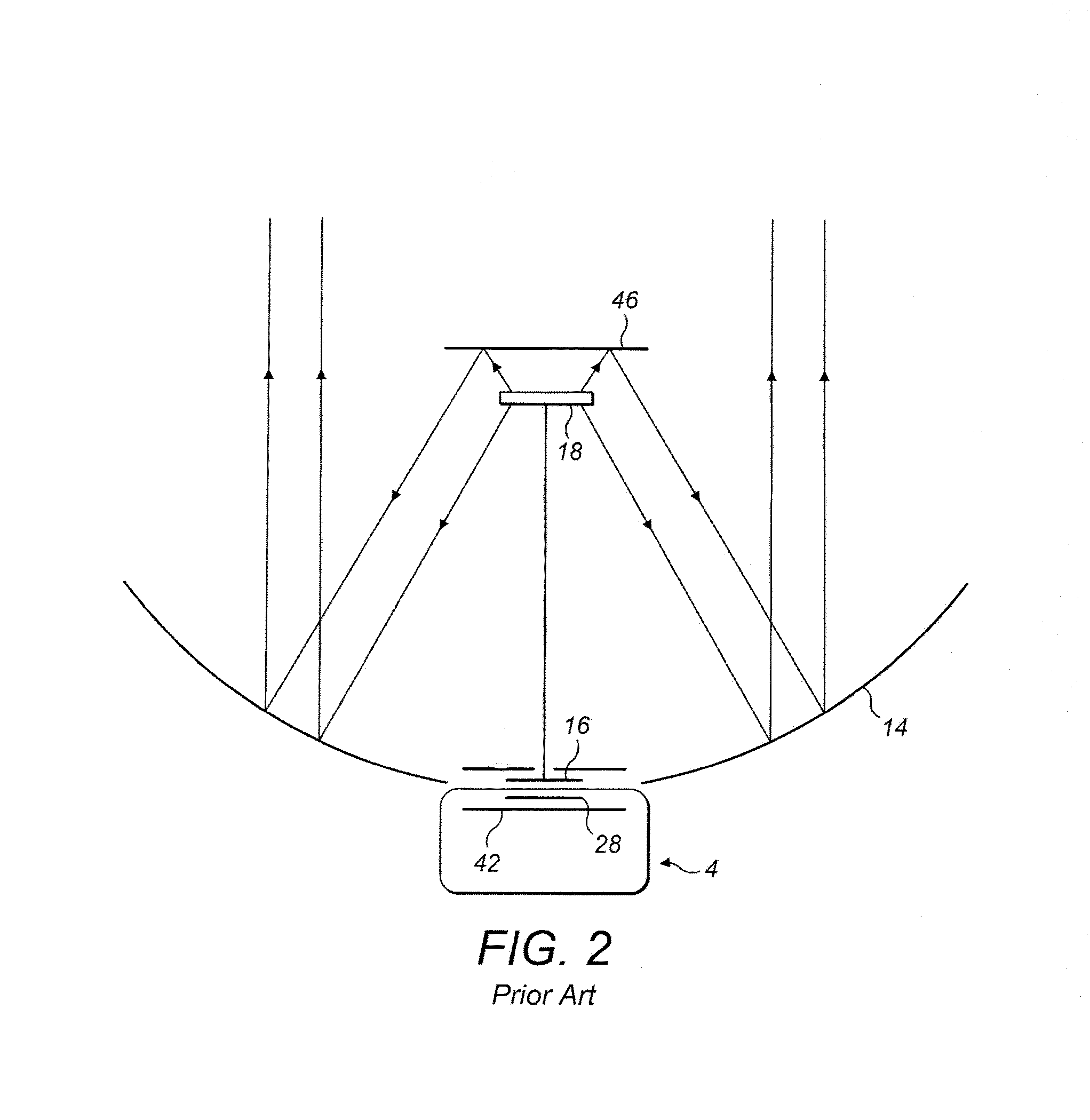 Reflector arrangement for attachment to a wireless communications terminal