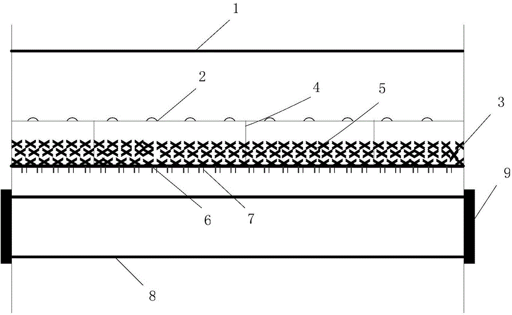 A distributor of horizontal falling film evaporator