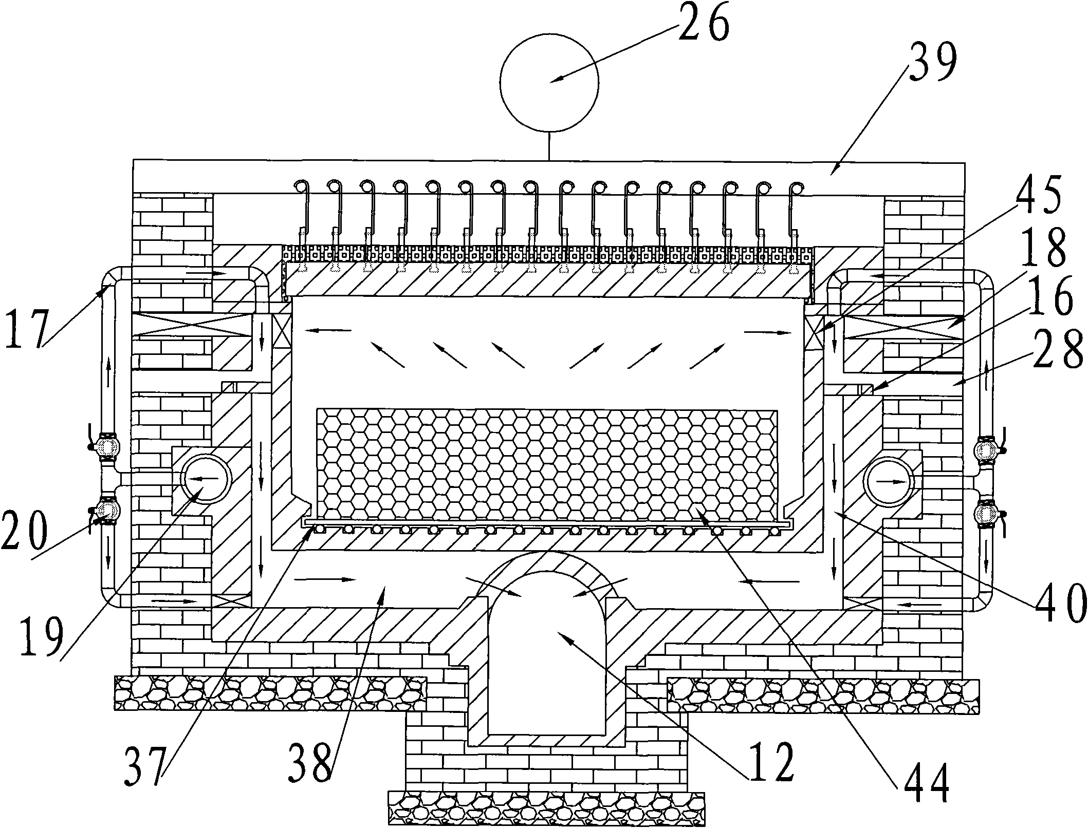 Movable slide bed tunnel type coke oven and use method thereof