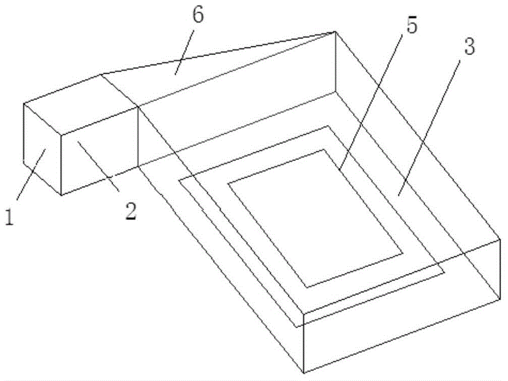Dual-square-shaped uniform-section flow rectifier for square column wall face attached-type air supply