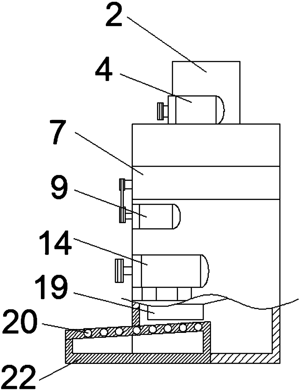 Molding device for rice noodles