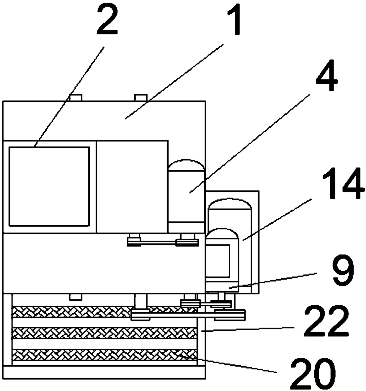 Molding device for rice noodles