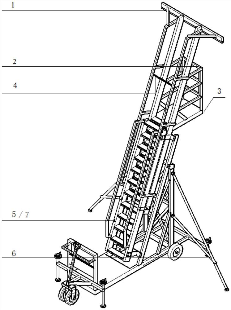 Movable anti-falling assembly, movable anti-falling crawling ladder and protection method thereof