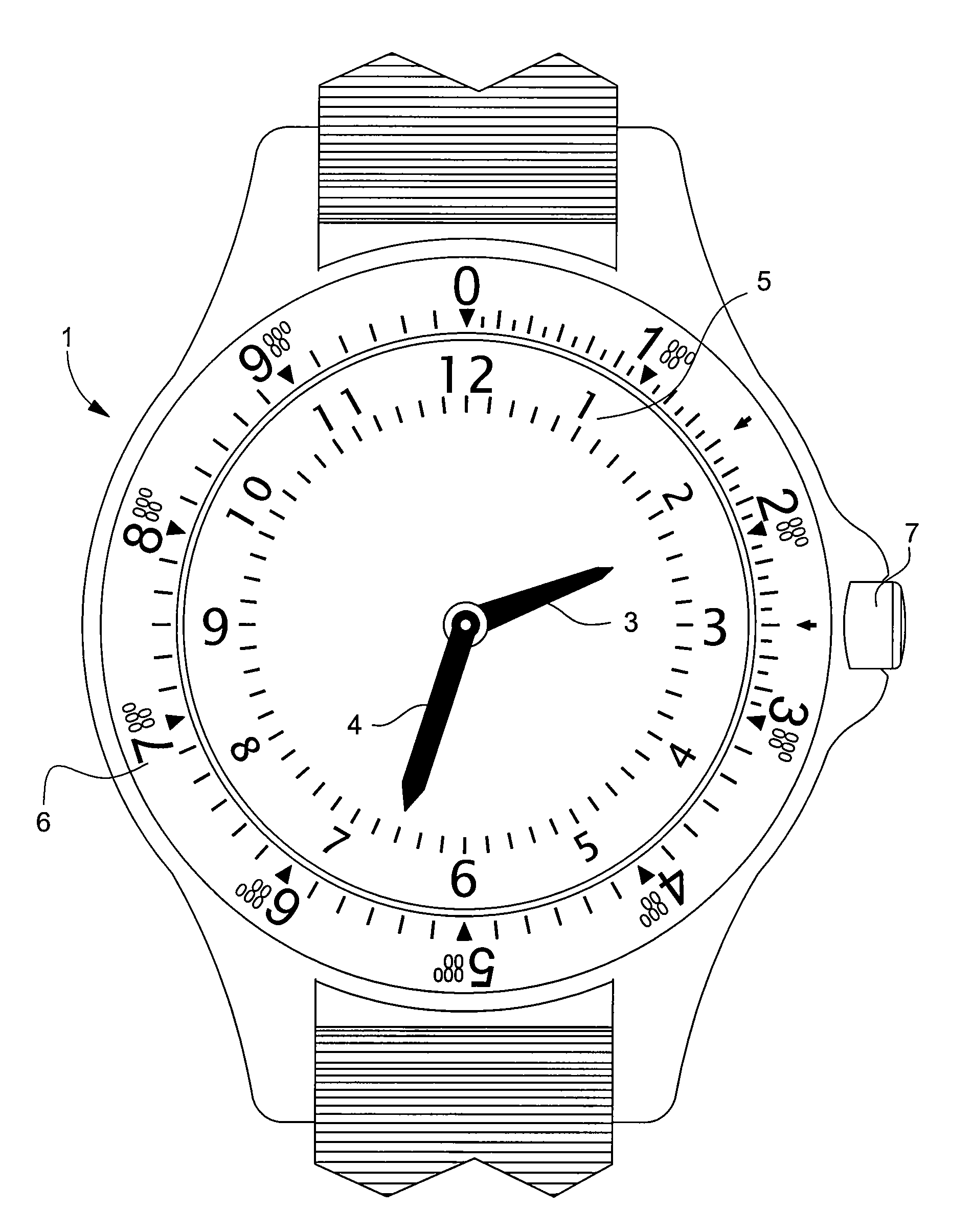 Altimeter watch
