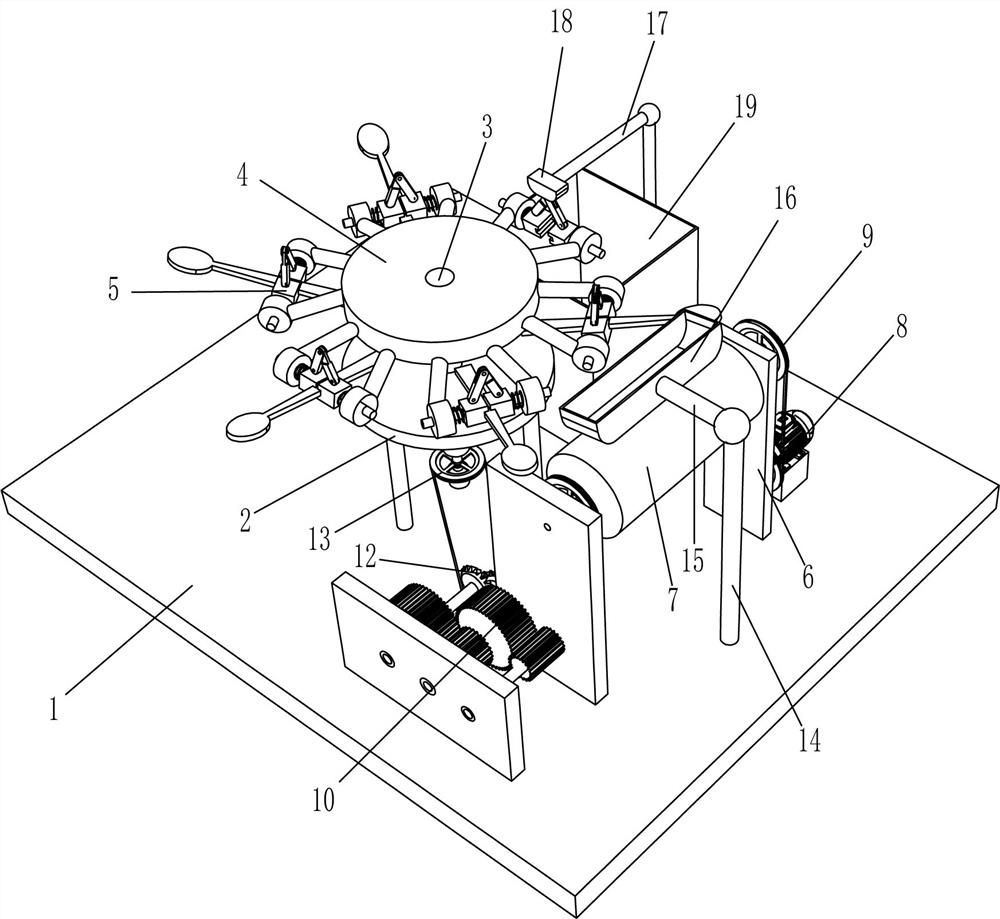 Wood spoon burr removing device