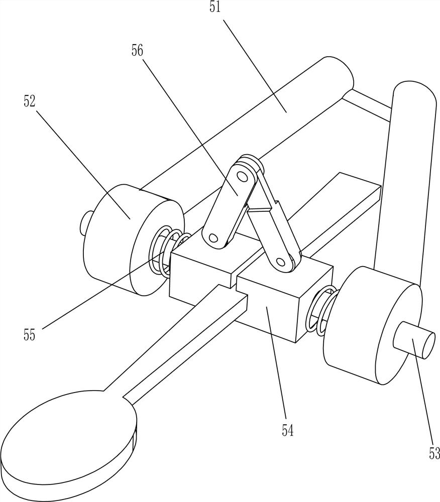 Wood spoon burr removing device