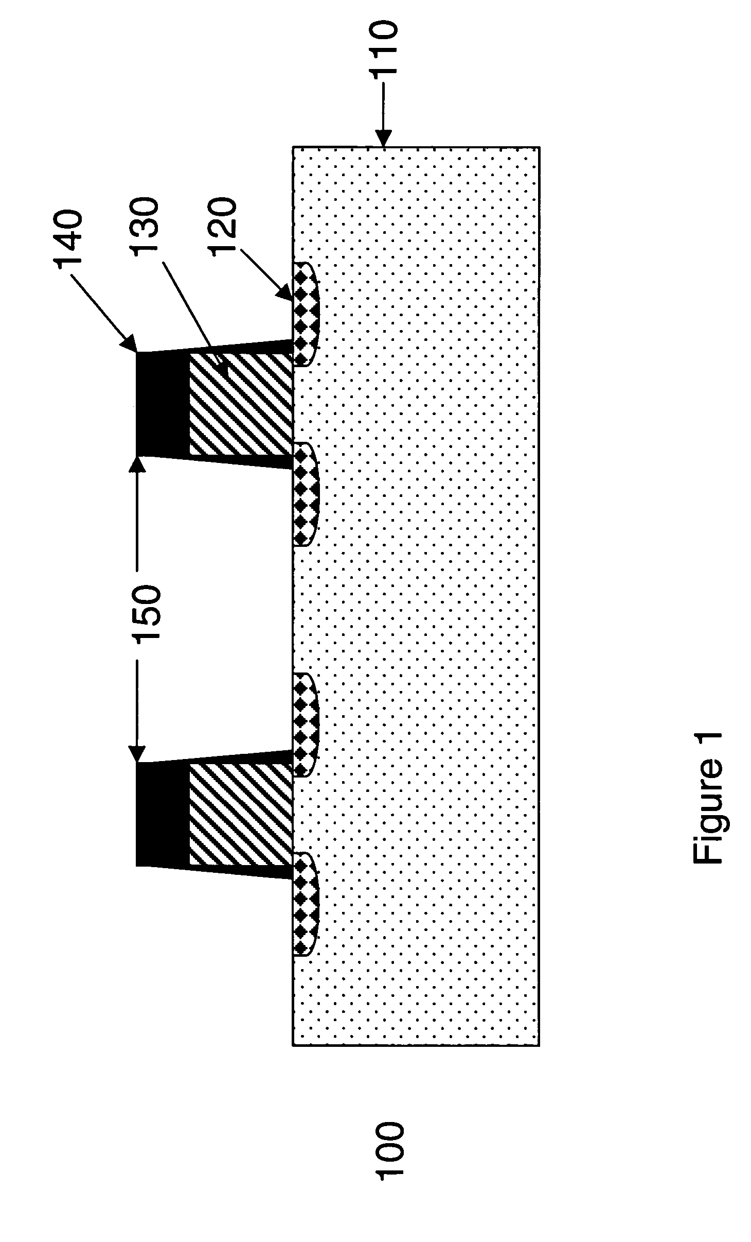 Process for making byte erasable devices having elements made with nanotubes