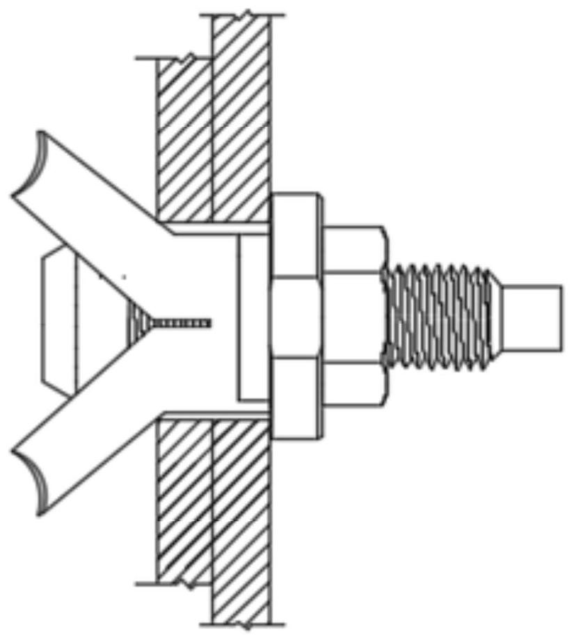 One-side fastening bolt