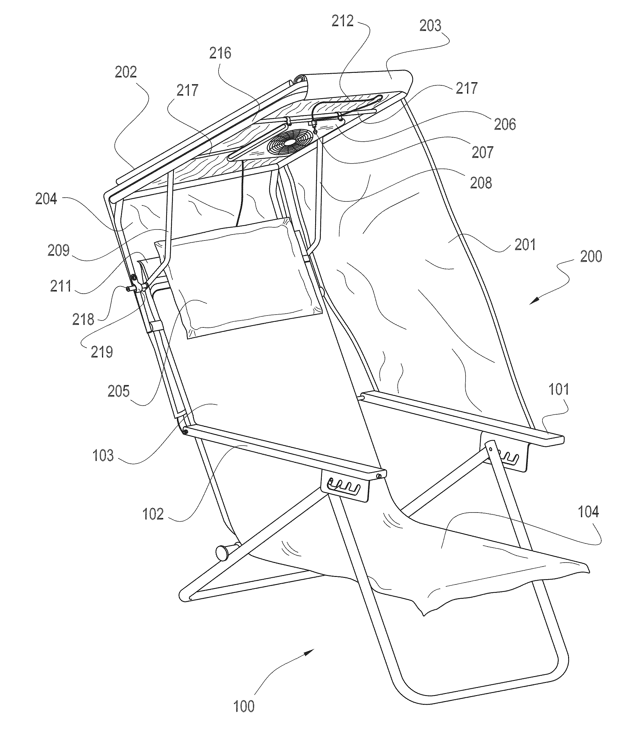 Portable Cooling Chamber Having Radiant Barrier and Cooling System