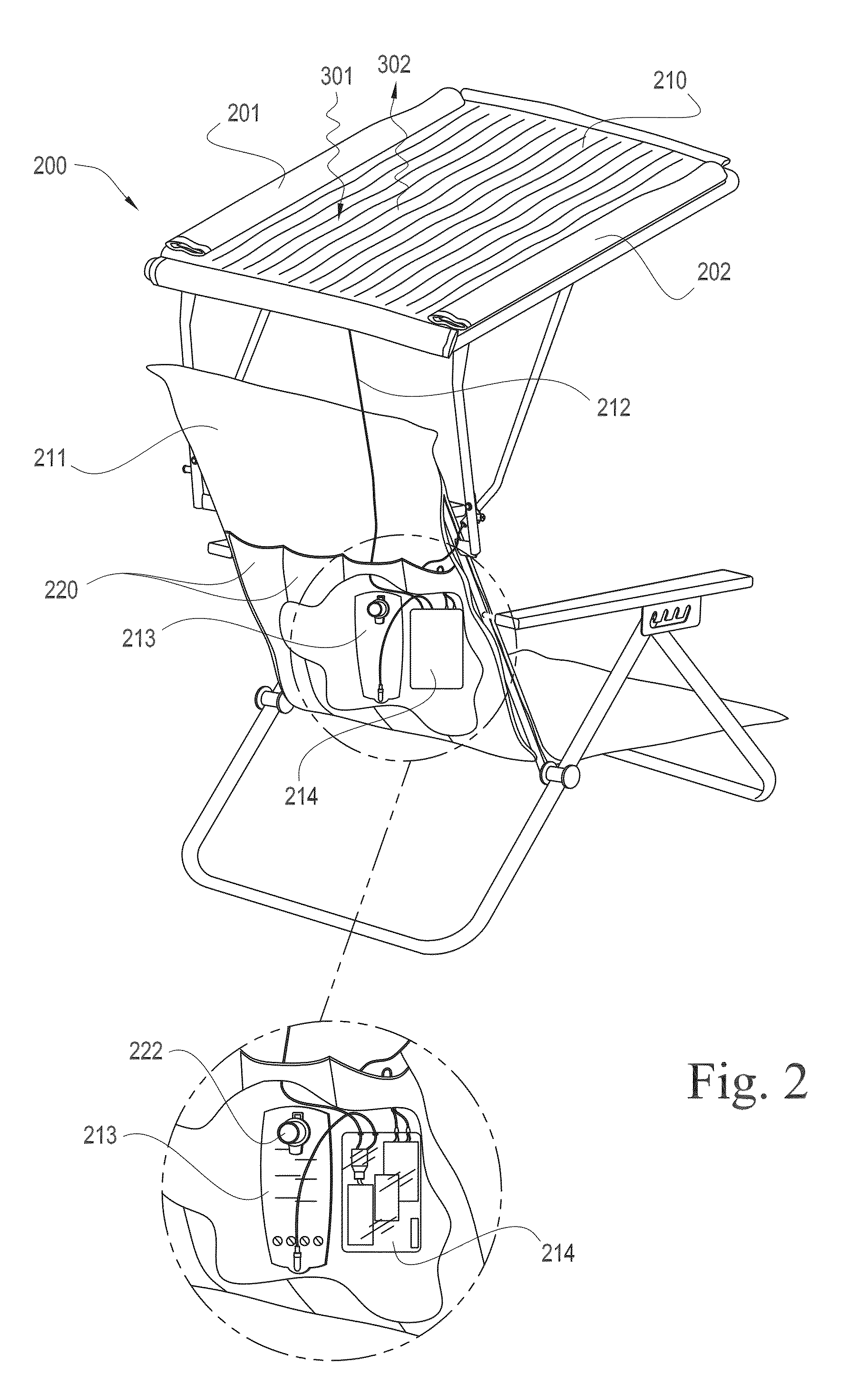 Portable Cooling Chamber Having Radiant Barrier and Cooling System