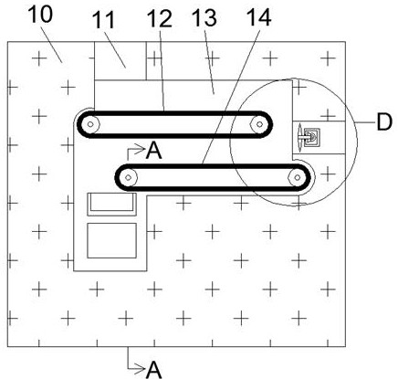 A material transport device for quantitative delivery