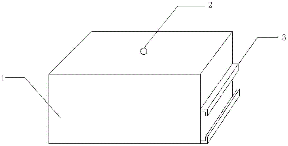 Nail box with nail fixing device