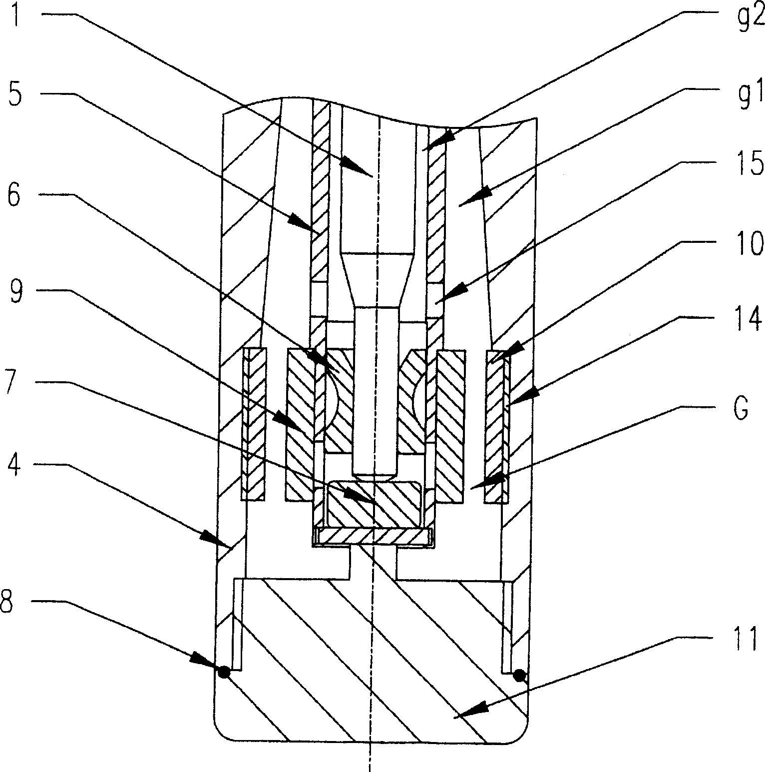 Spinning spindle assembly with damping device