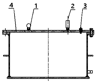 Dielectric test device and method of electric actuator in helium environment