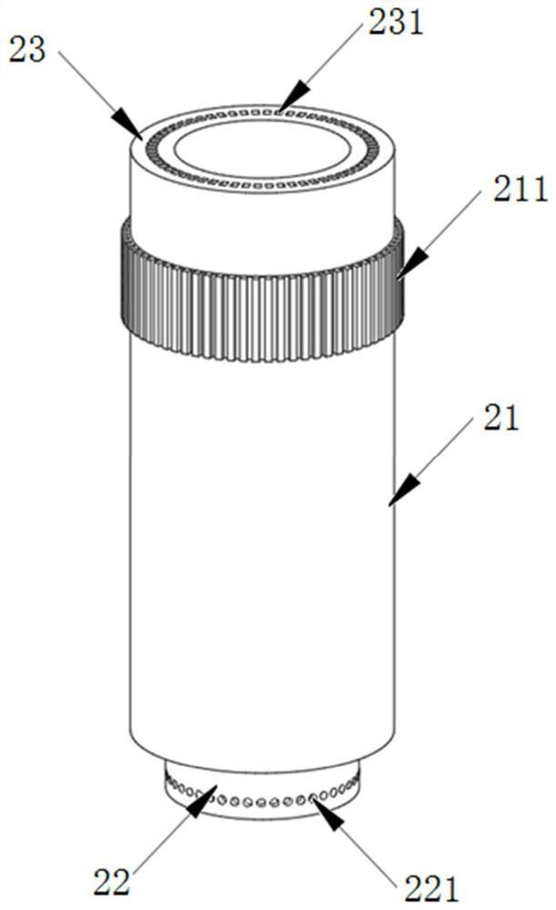 A pintle injector with adjustable flow rate and easy installation